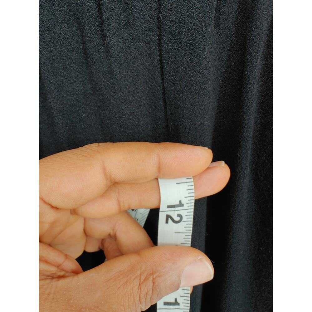 Elevenses Anthropologie Shorts 6 Black Boho Bohemian Western Flowy Pockets - Picture 9 of 10